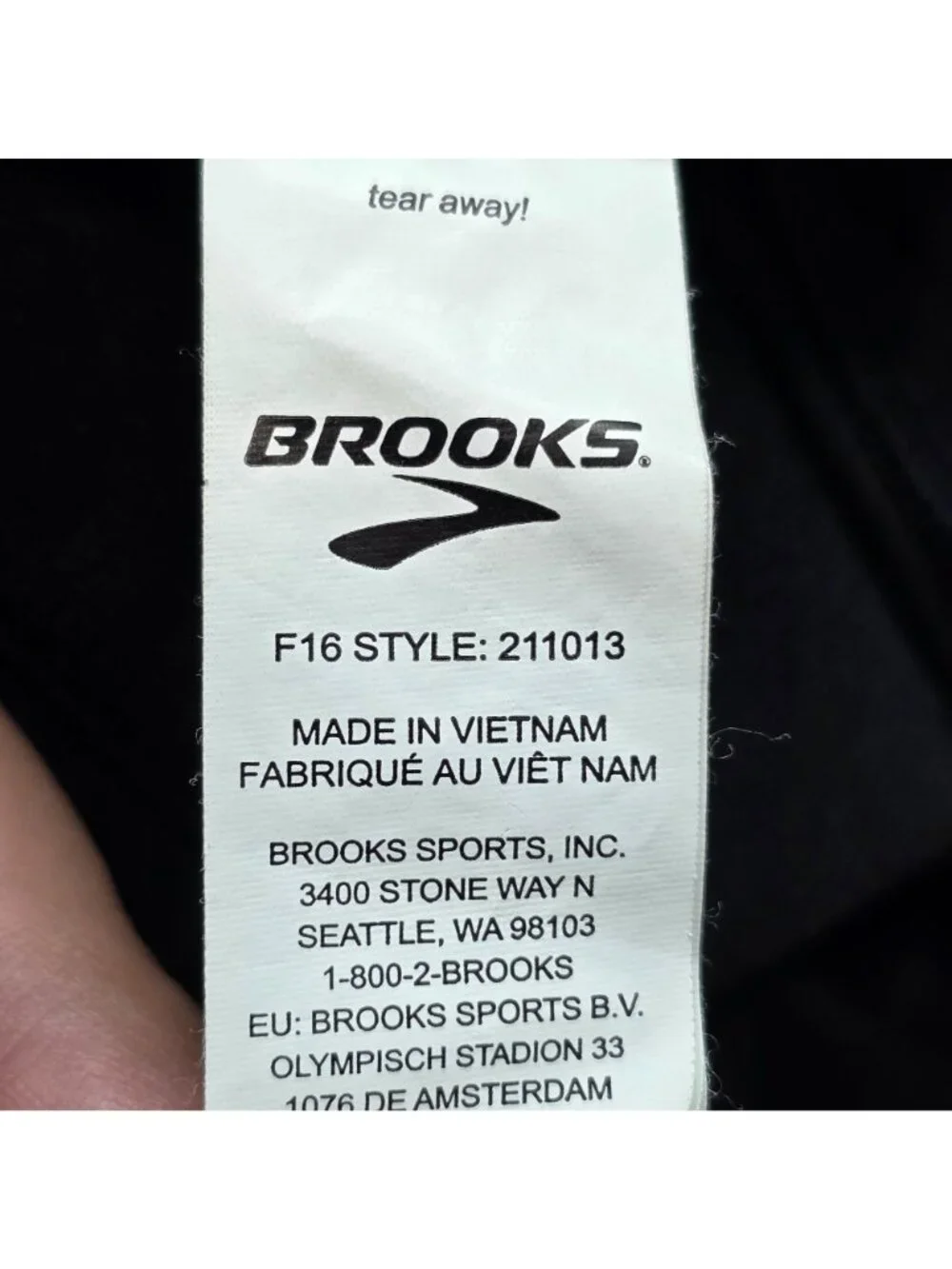 Mens Brooks Spartan Track Pants Drawstring Polyester Blend Stretch Size XL